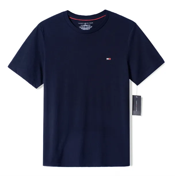 Tommy Hilfiger Men's Flag Crew Neck Tee Navy