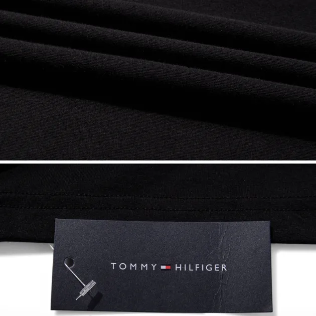 Tommy Hilfiger Men's Flag Crew Neck Tee Navy