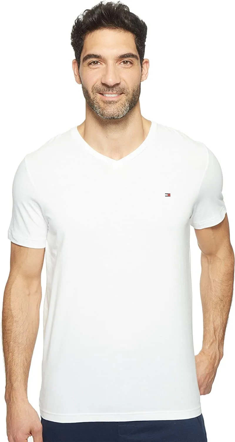 Tommy Hilfiger Men's Flag V-Neck T-Shirt