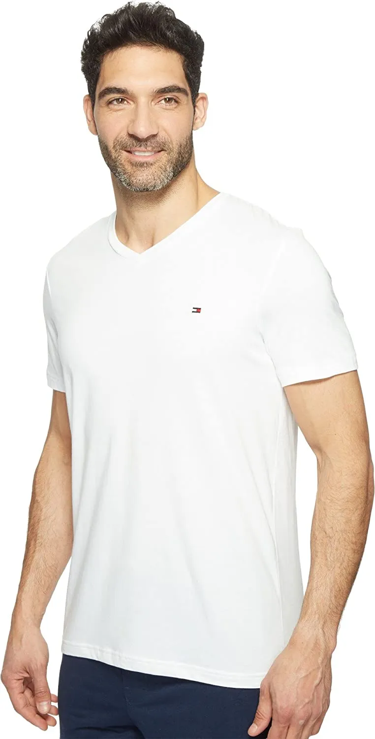 Tommy Hilfiger Men's Flag V-Neck T-Shirt