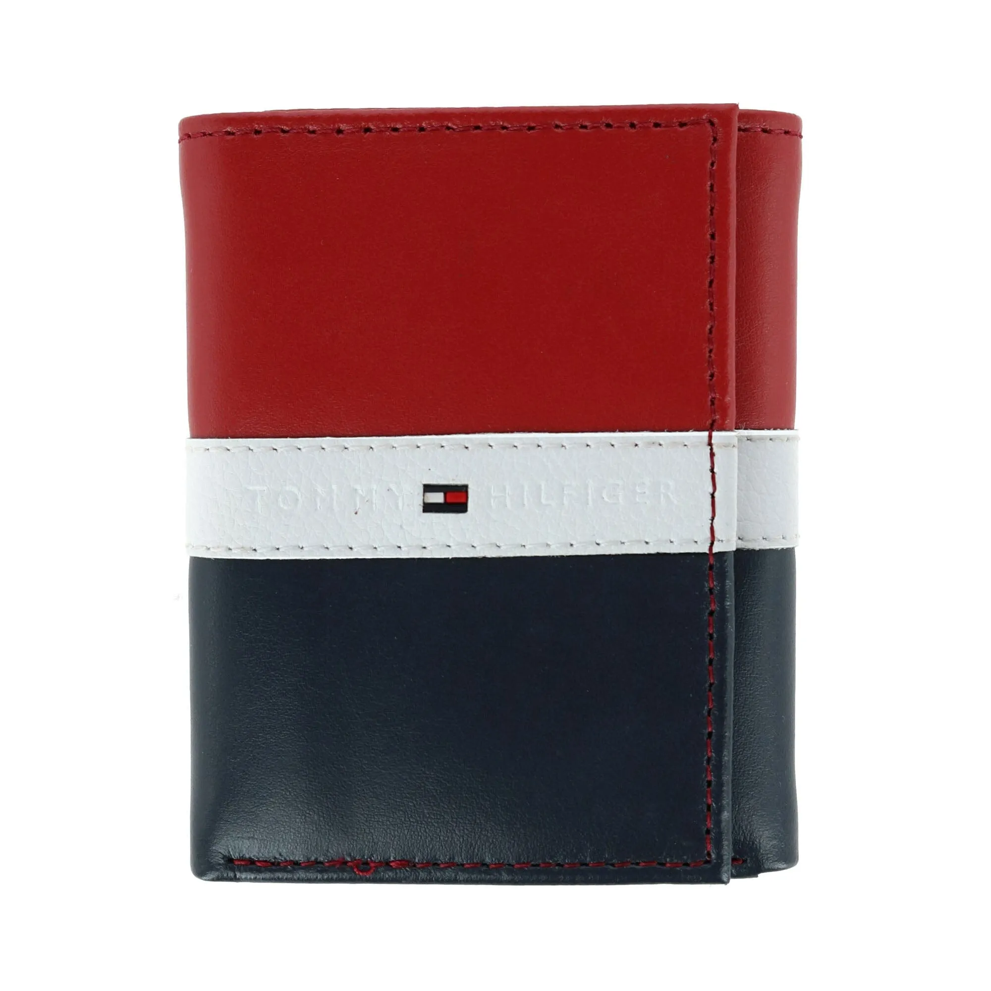 Tommy Hilfiger Men's Leather Americana RFID Extra Capacity Trifold Wallet