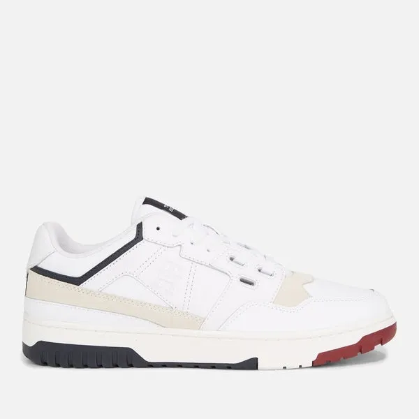 Tommy Hilfiger Men's Leather Basket Trainers