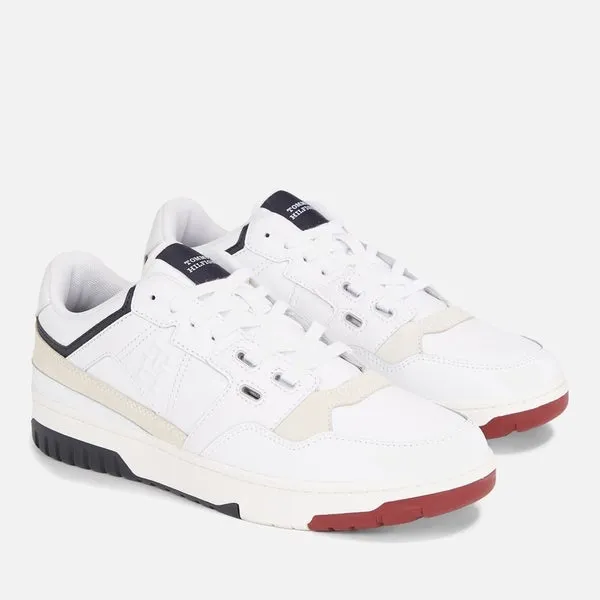 Tommy Hilfiger Men's Leather Basket Trainers