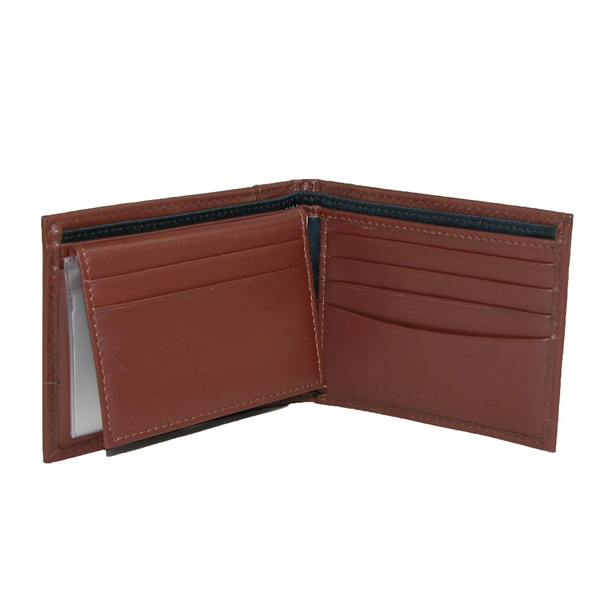 Tommy Hilfiger Men's Leather Cambridge Bifold Passcase Wallet