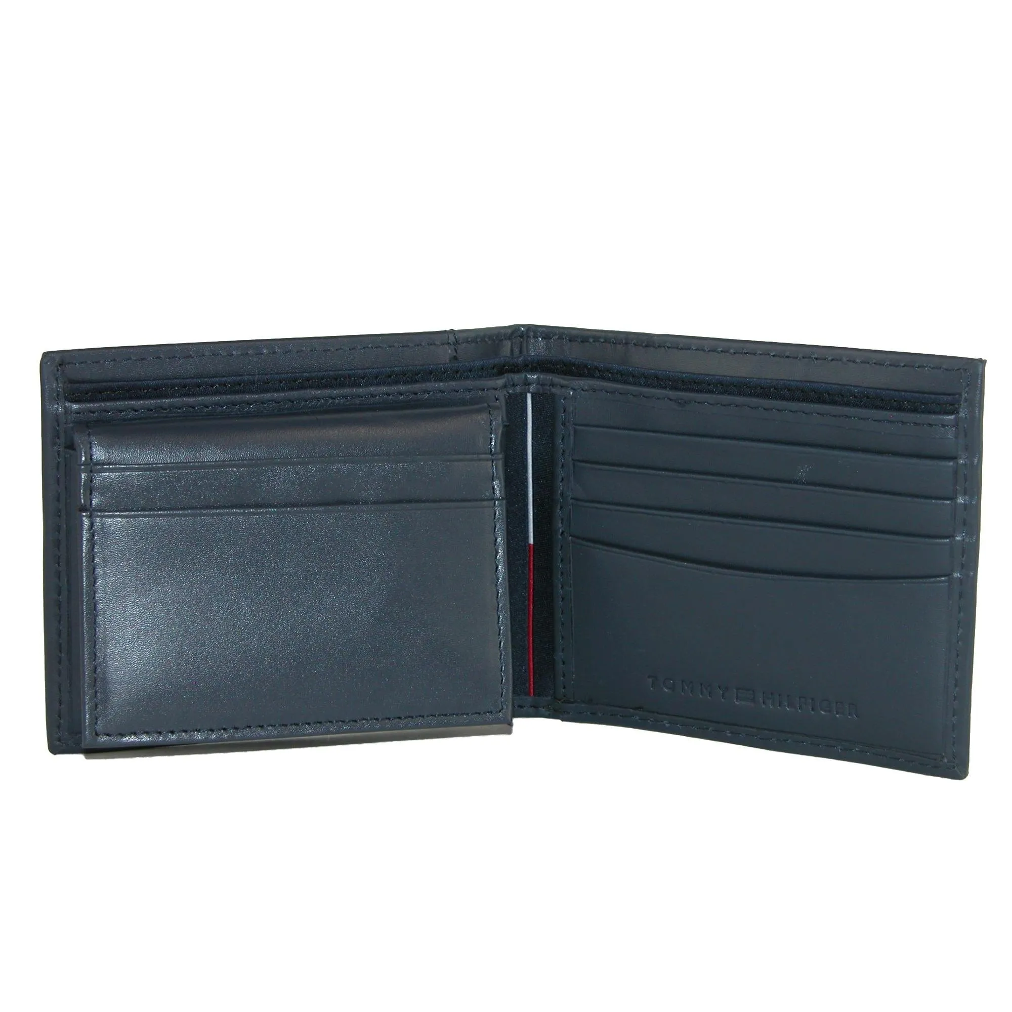 Tommy Hilfiger Men's Leather Cambridge Bifold Passcase Wallet