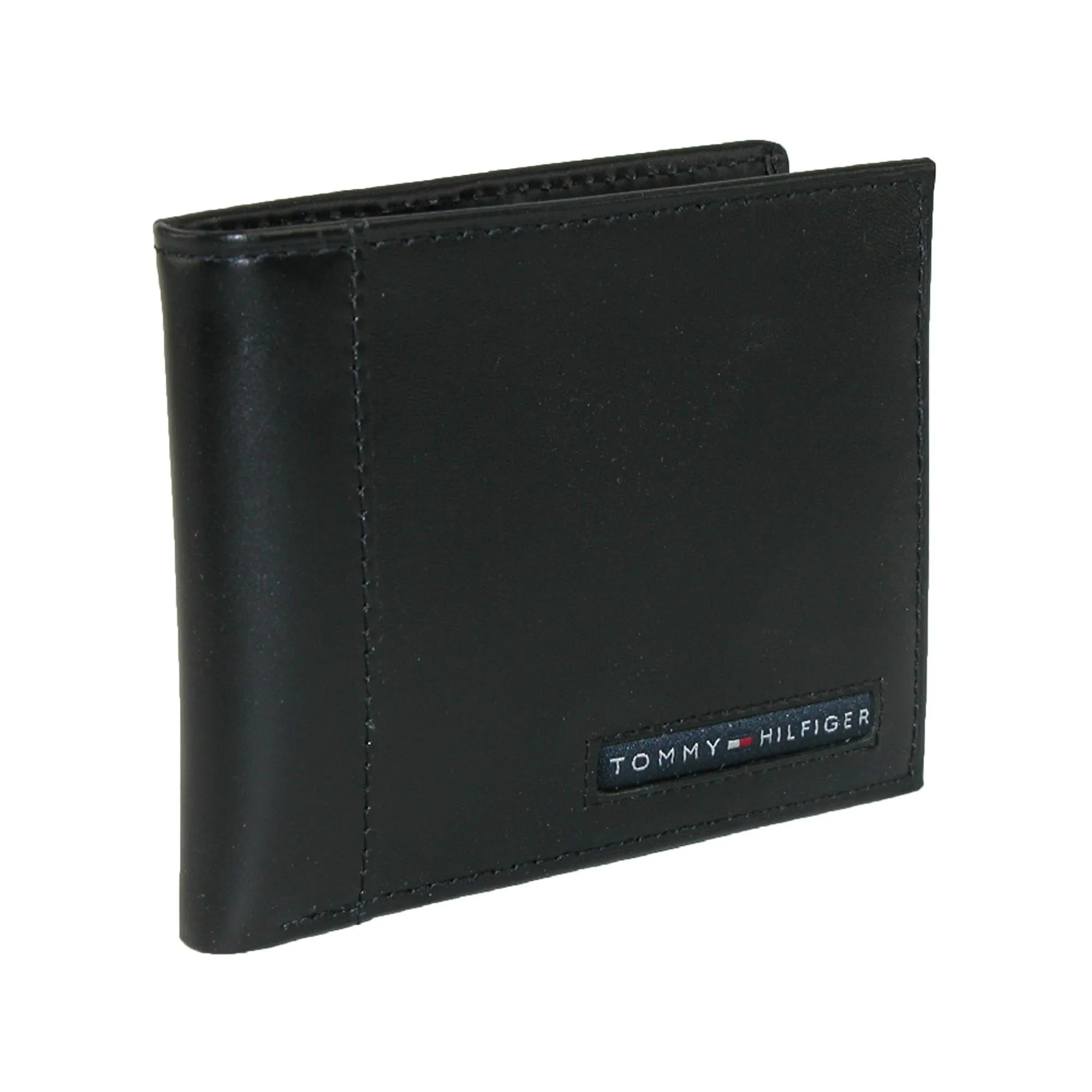 Tommy Hilfiger Men's Leather Cambridge Bifold Passcase Wallet