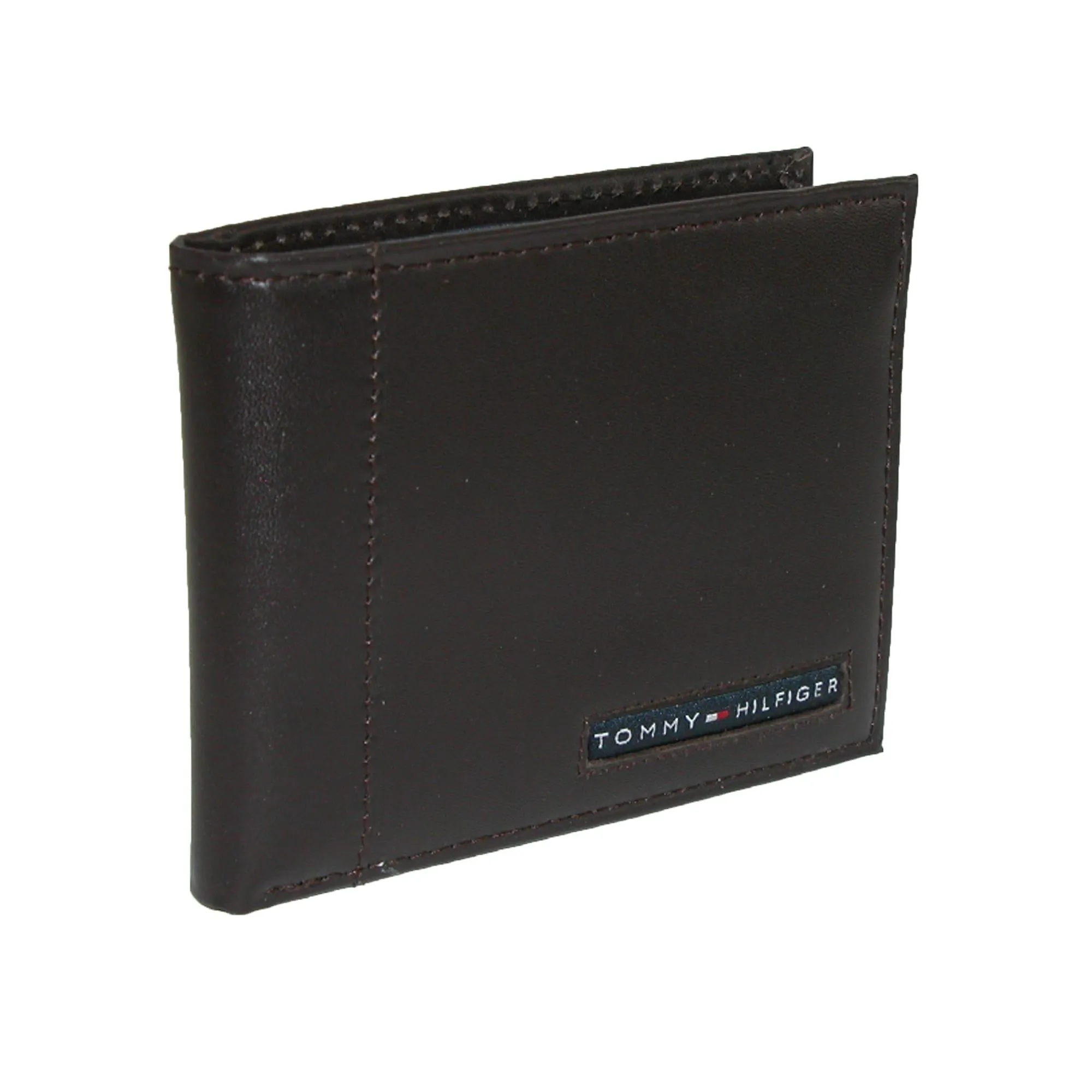 Tommy Hilfiger Men's Leather Cambridge Bifold Passcase Wallet