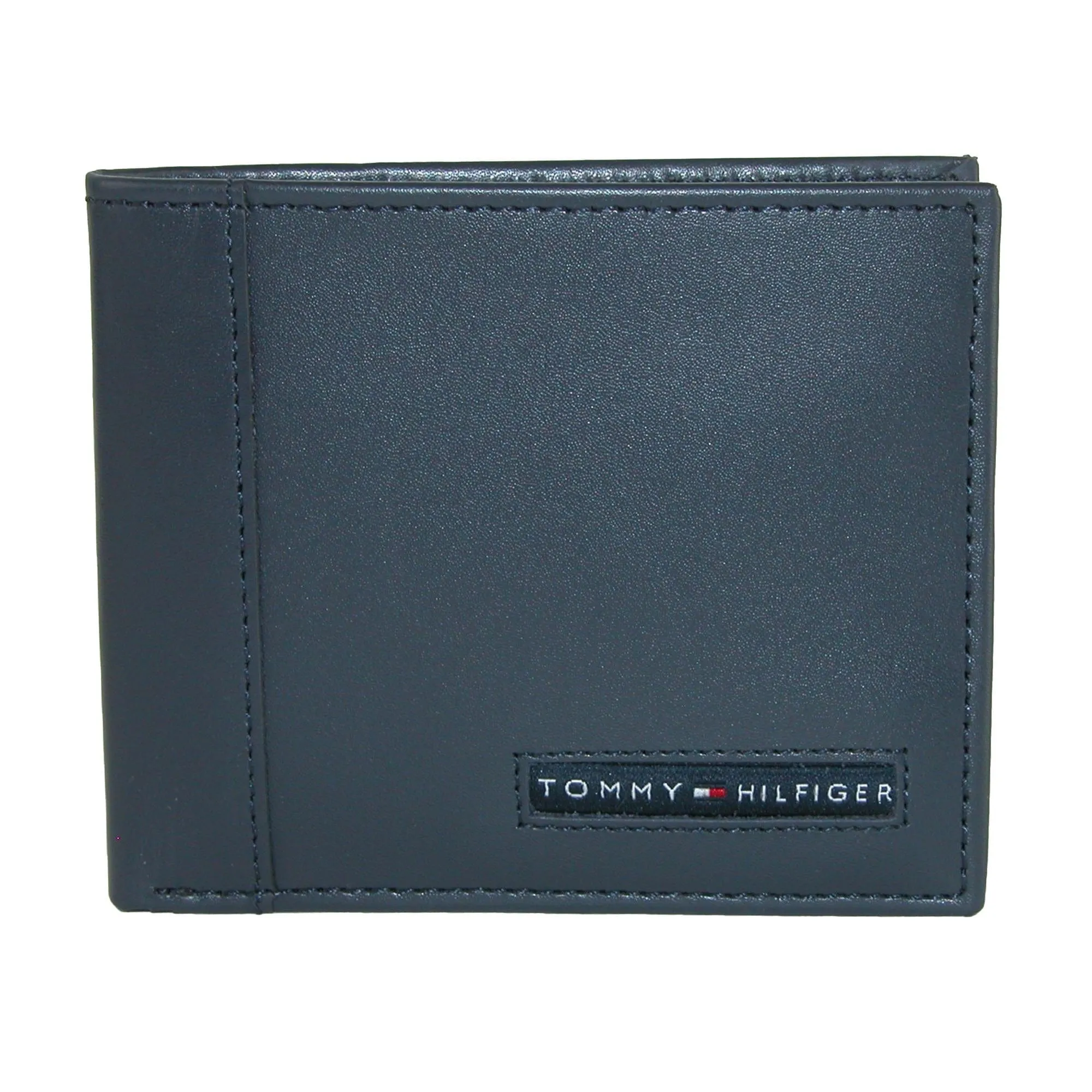 Tommy Hilfiger Men's Leather Cambridge Bifold Passcase Wallet