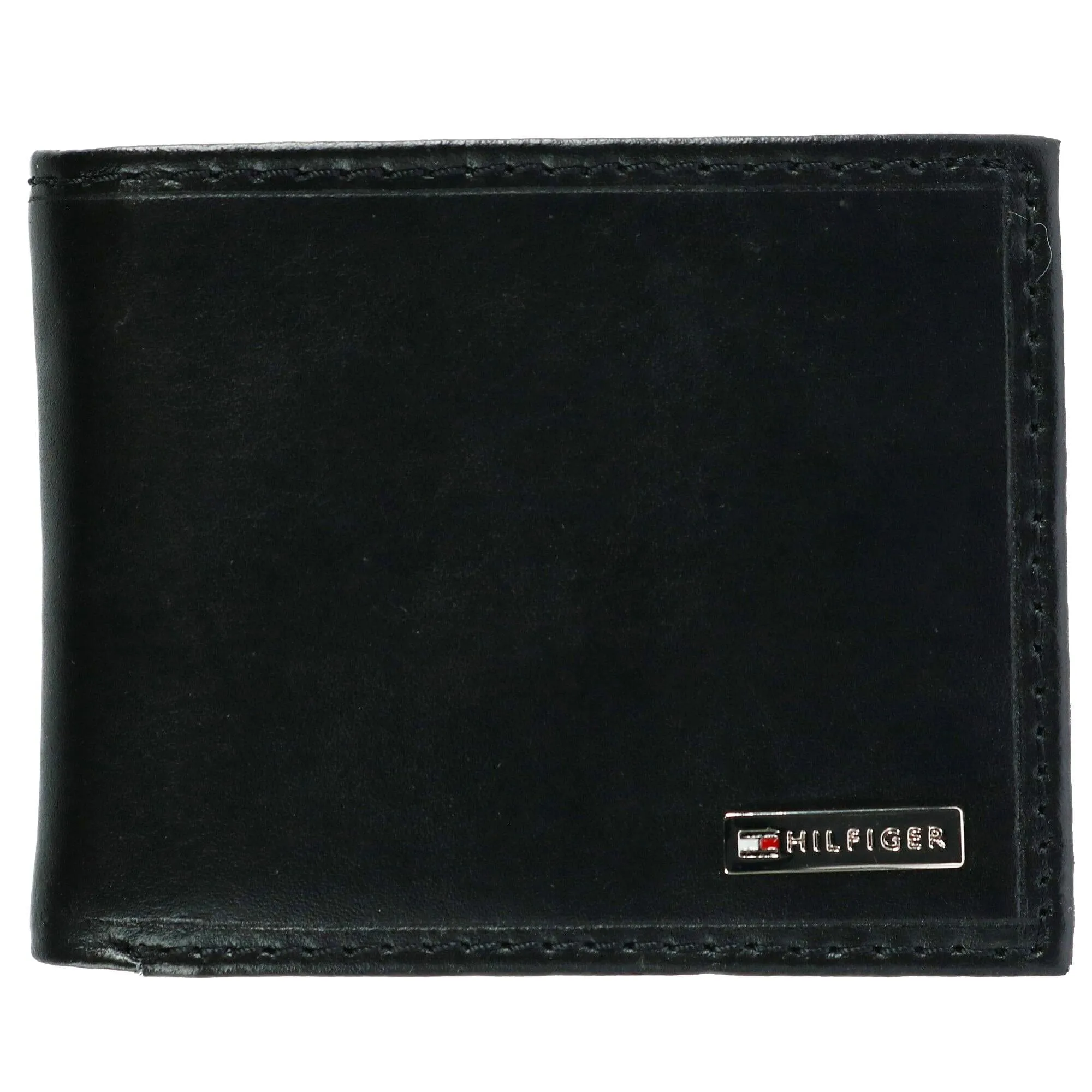 Tommy Hilfiger Men's Leather Fordham Passcase Bifold Wallet