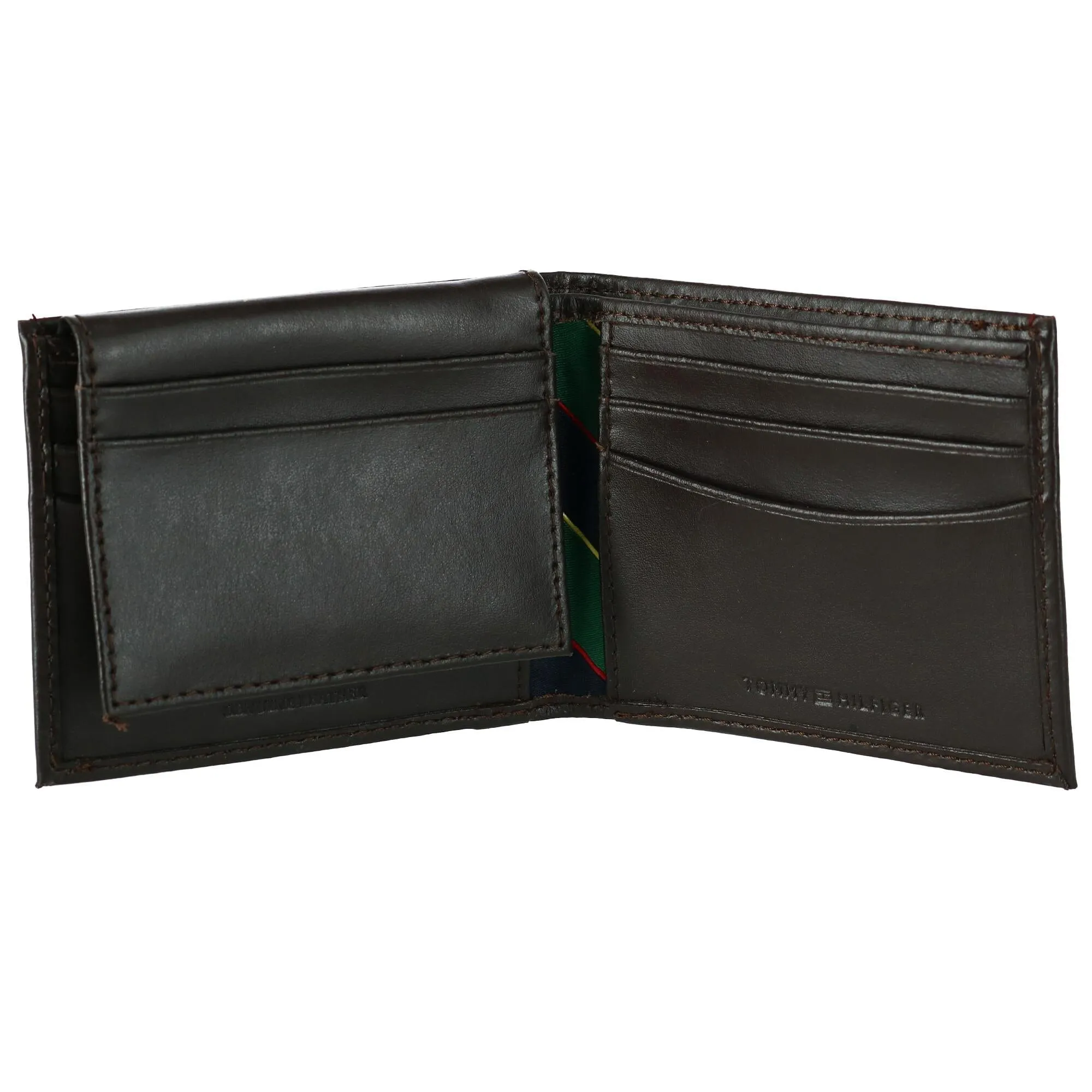 Tommy Hilfiger Men's Leather Fordham Passcase Bifold Wallet