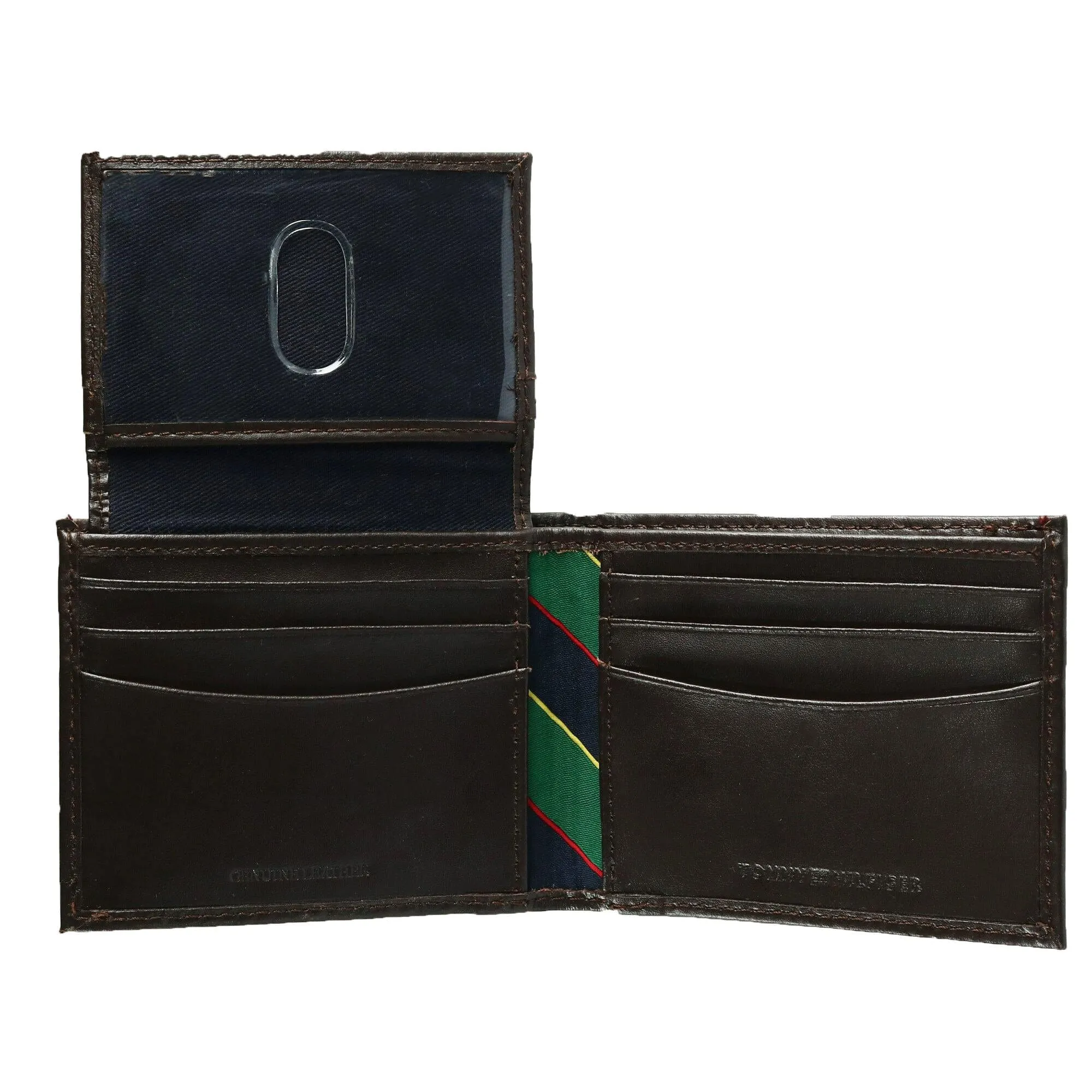 Tommy Hilfiger Men's Leather Fordham Passcase Bifold Wallet