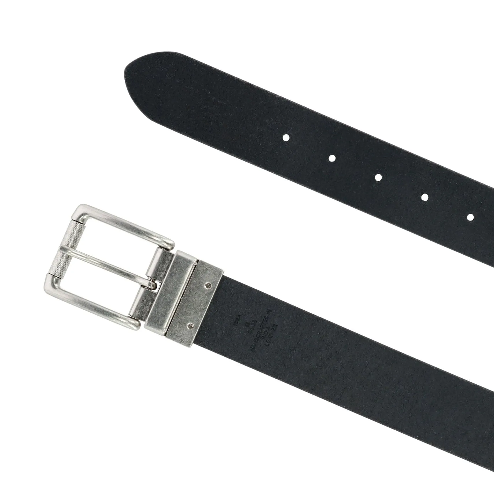 Tommy Hilfiger Men's Reversible Leather Belt Denim Logo