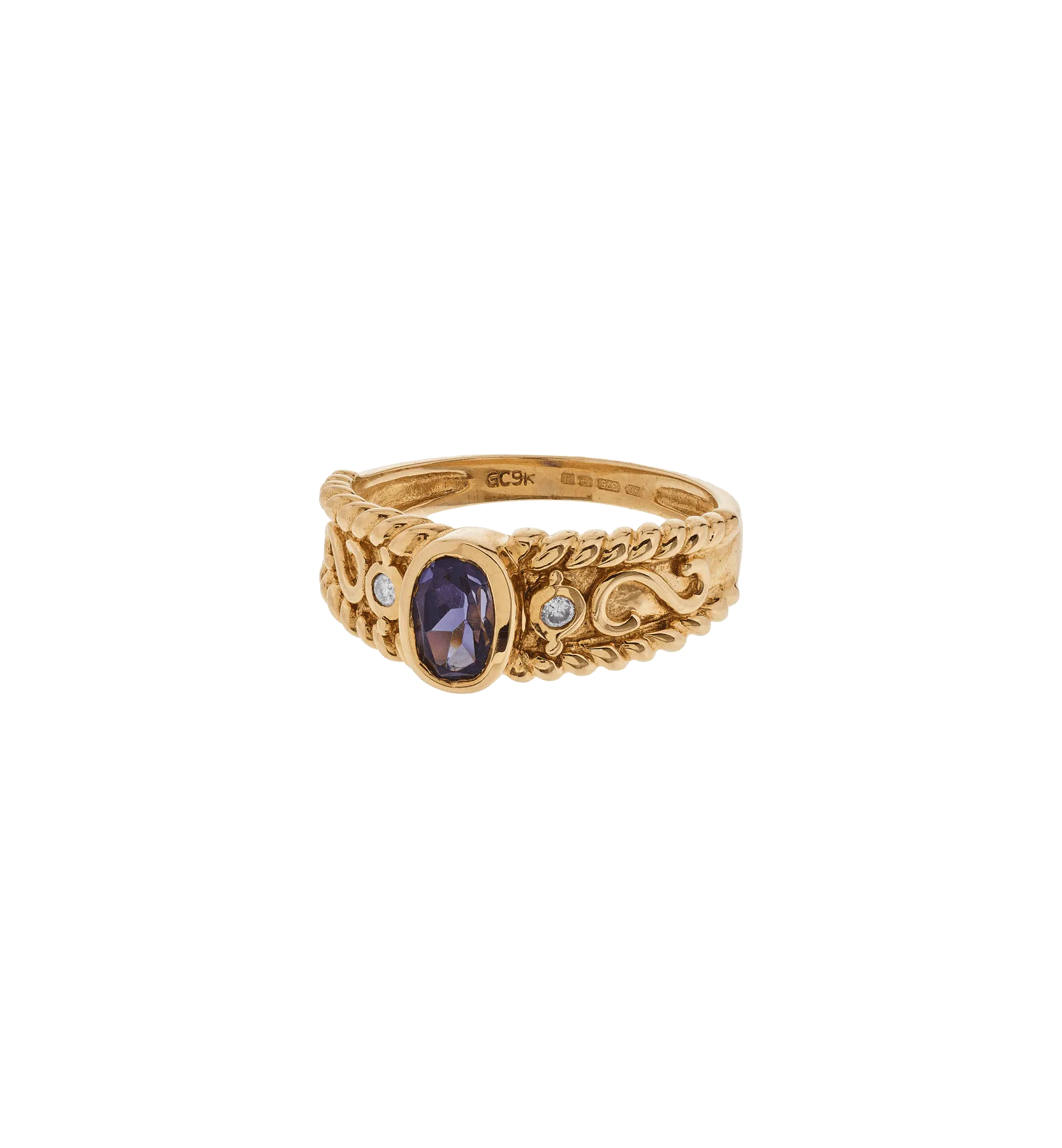 Vintage Iolite in the Still of the Night Ring