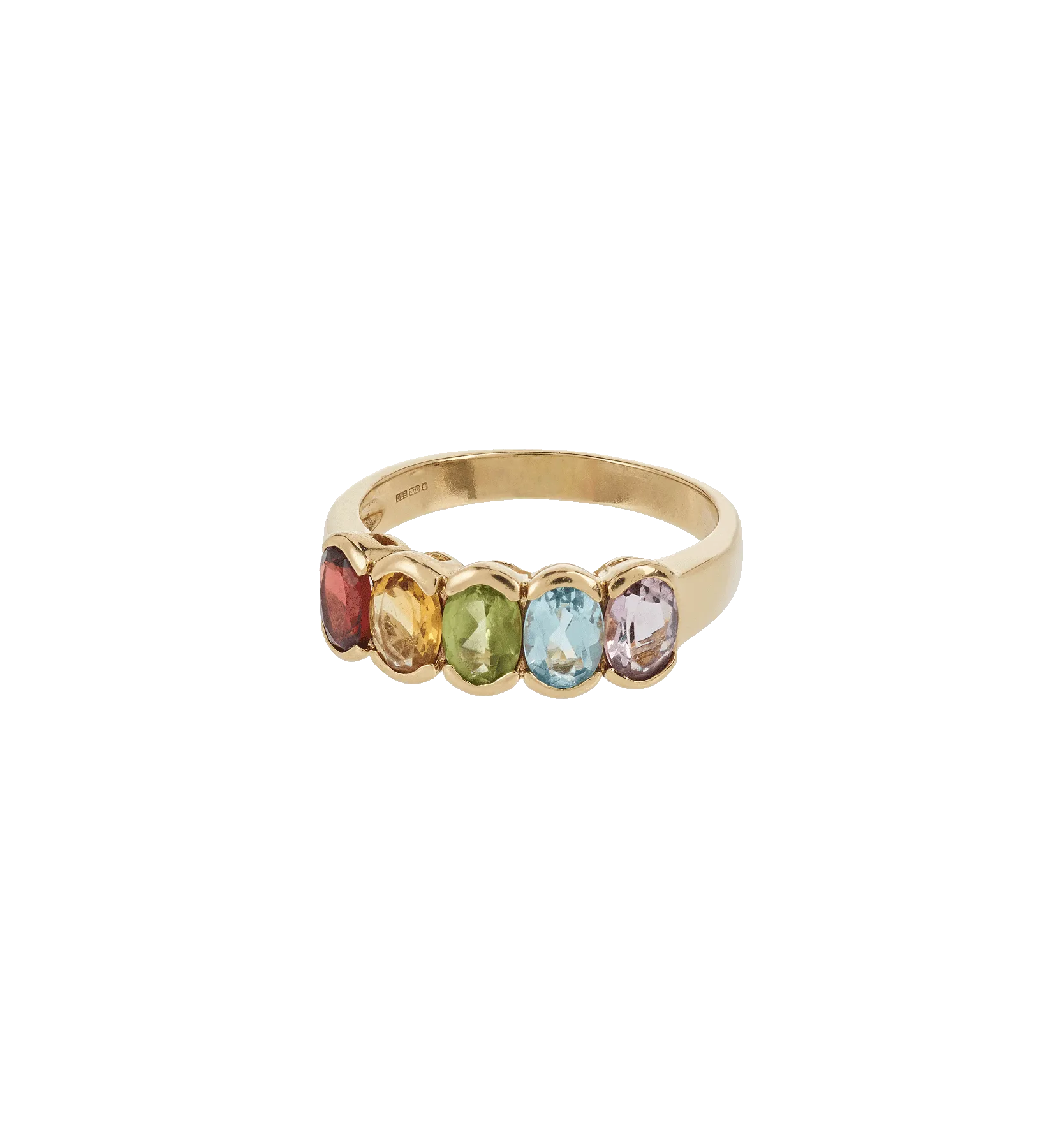 Vintage Rainbow Radiance Ring