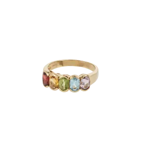 Vintage Rainbow Radiance Ring