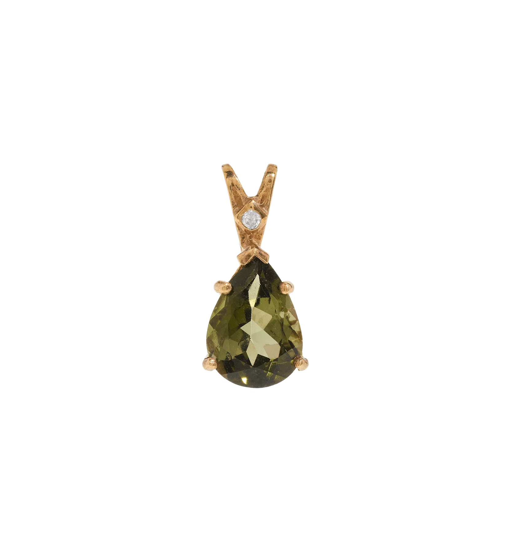 Vintage Smoky Quartz Chakra Charm