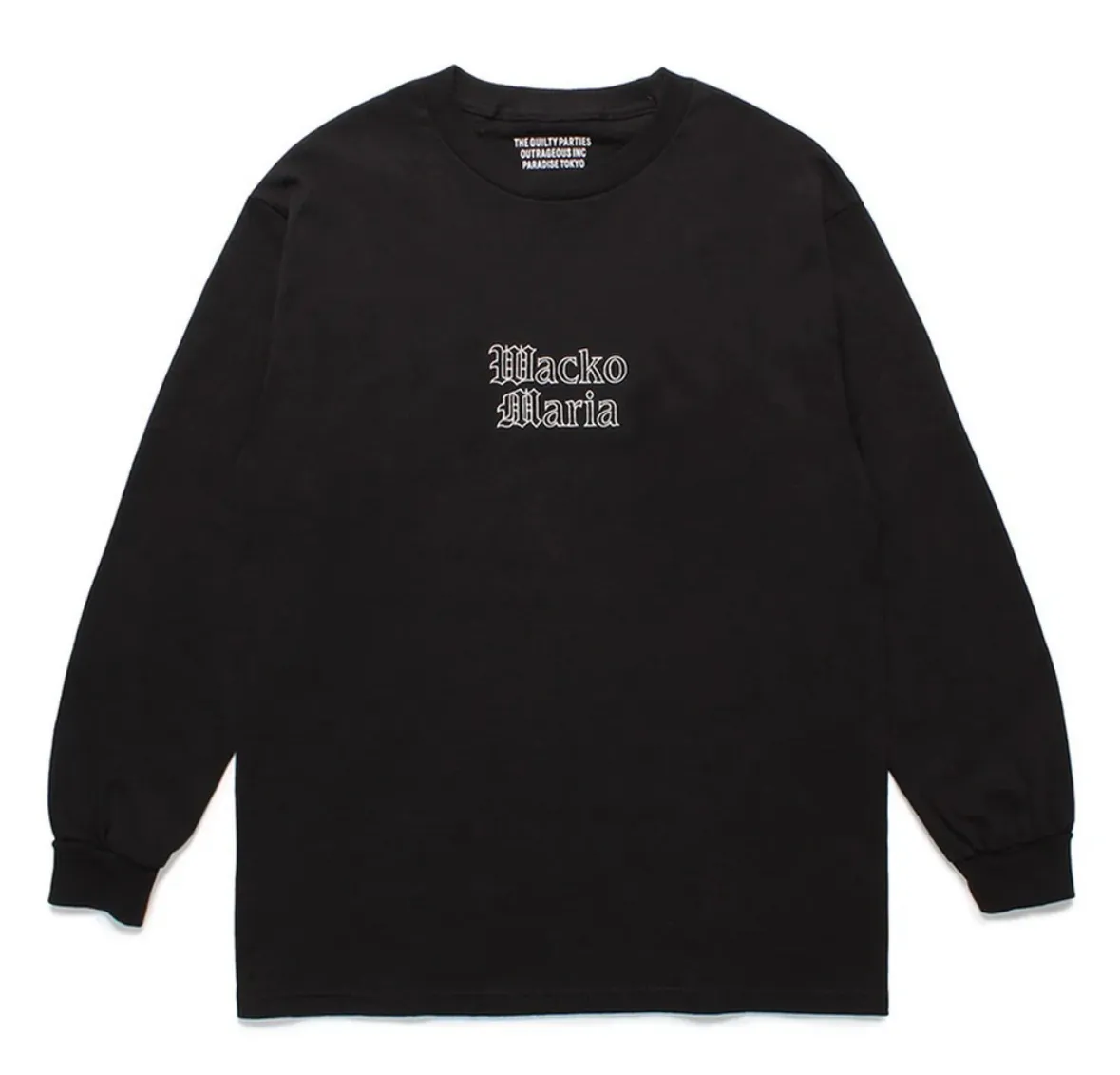 WACKO MARIA  |Crew Neck Unisex Street Style Long Sleeves Plain Cotton