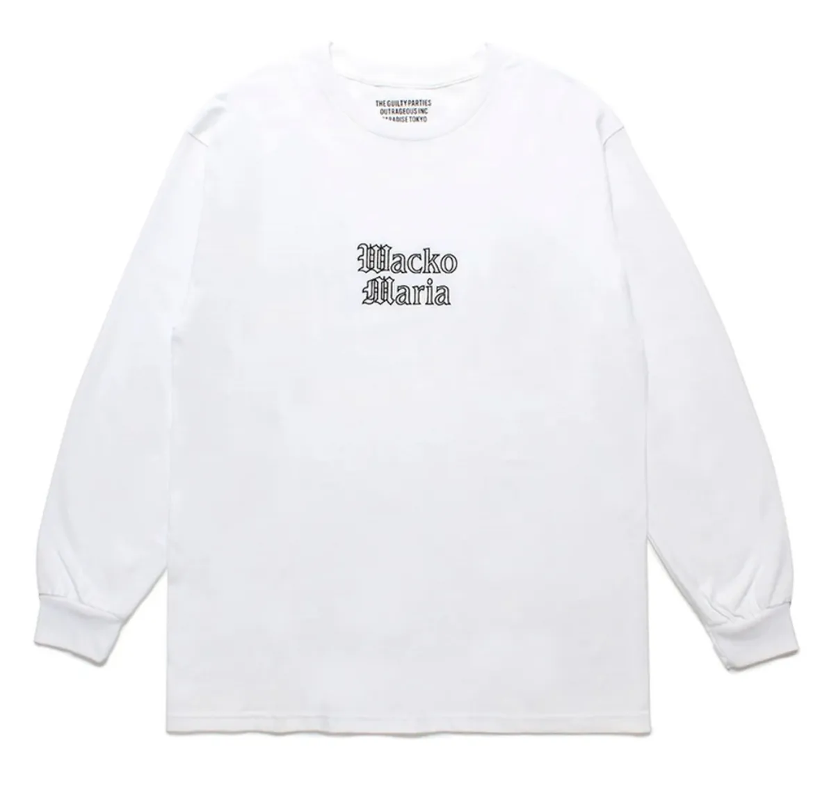 WACKO MARIA  |Crew Neck Unisex Street Style Long Sleeves Plain Cotton